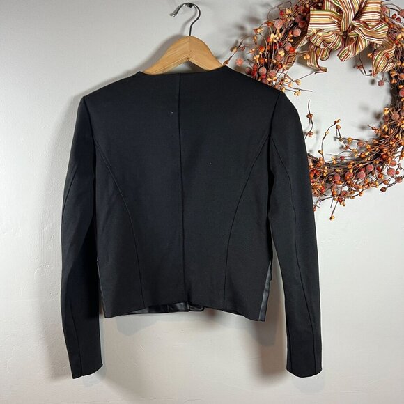 Michael Michael Kors Women's Button Ponte Jacket PETITE XS Black - Picture 5 of 10